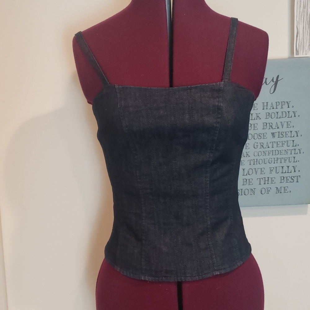 Denim Corset